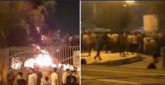 "Санжары" по-ирански: протестующие сожгли здание, куда привезли больных коронавирусом