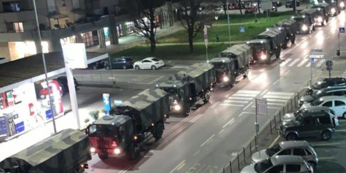 В Бергамо больше сотни трупов, их начали вывозить армейскими грузовиками