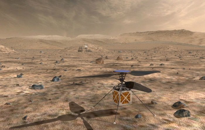 В NASA показали мини-вертолет, который отправиться “покорять” Марс: видео