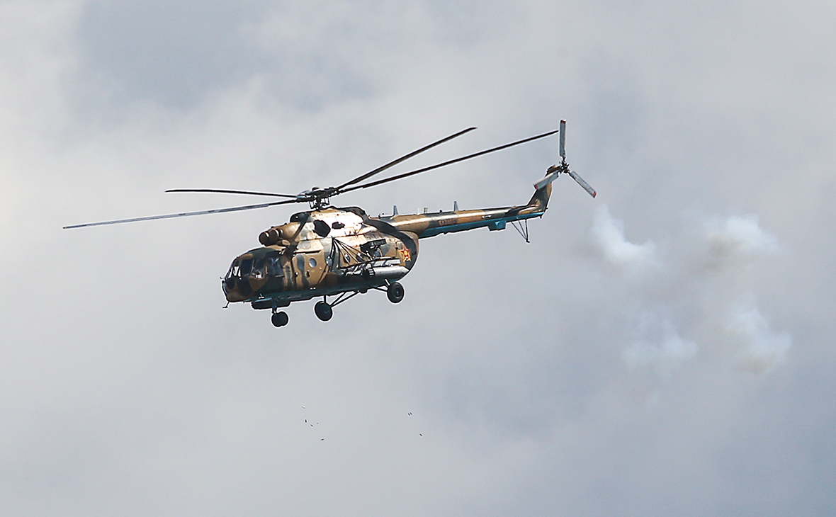 В России разбился военный вертолет Ми-8, экипаж погиб