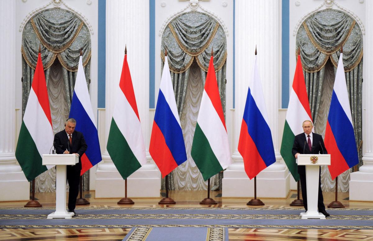 В сети высмеяли встречу Путина и Орбана (видео)