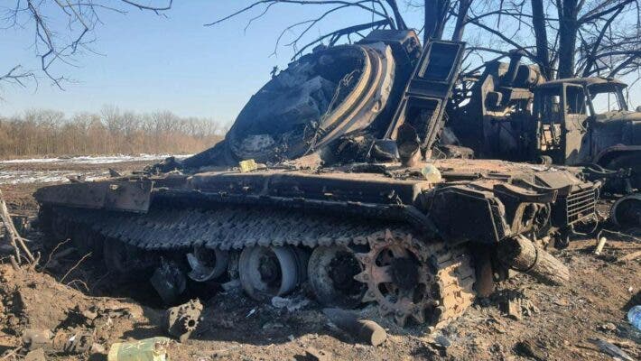 ВСУ одним выстрелом уничтожили российский танк с активной защитой