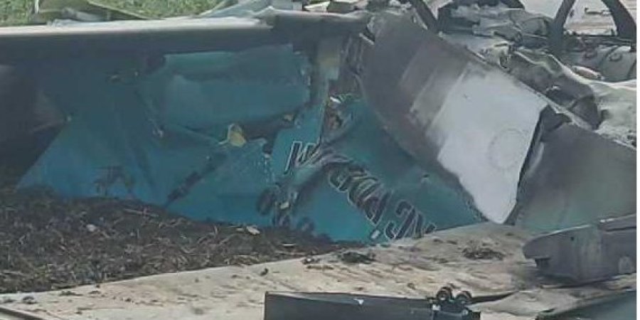 Рашистские войска сбили собственный истребитель Су-34 над Алчевском — видео
