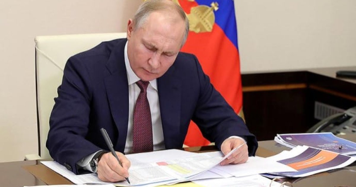Путин подписал указы «о признании независимости» Херсонской и Запорожской областей