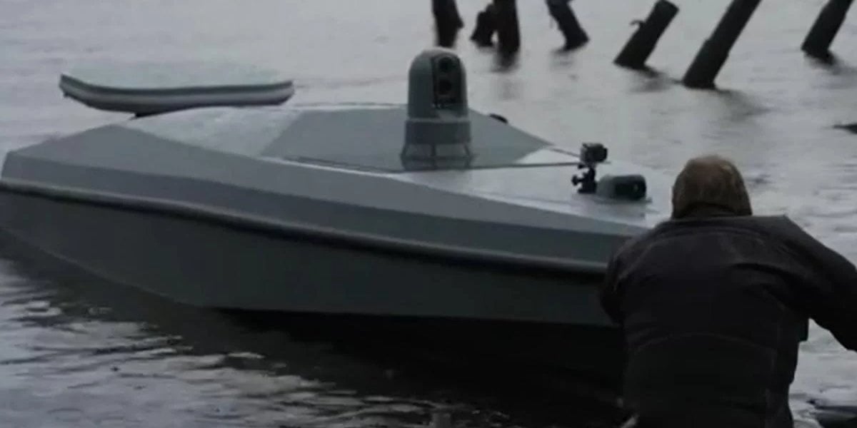 В Сети показали видео работы украинского морского беспилотника MAGURA V5