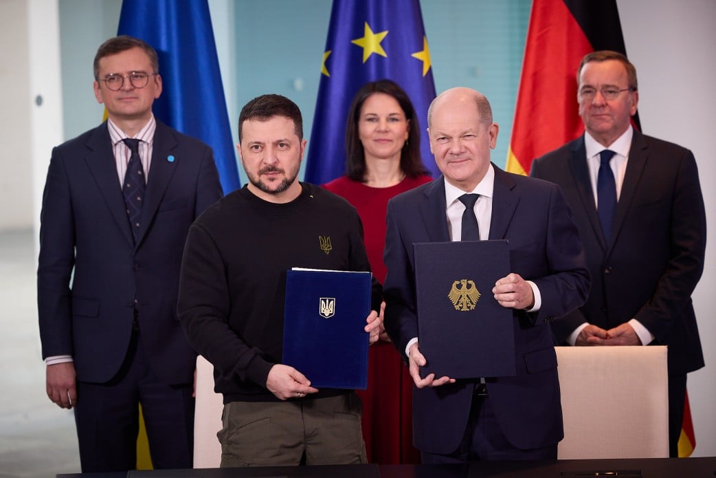 Зеленский и Шольц подписали соглашение о сотрудничестве в сфере безопасности