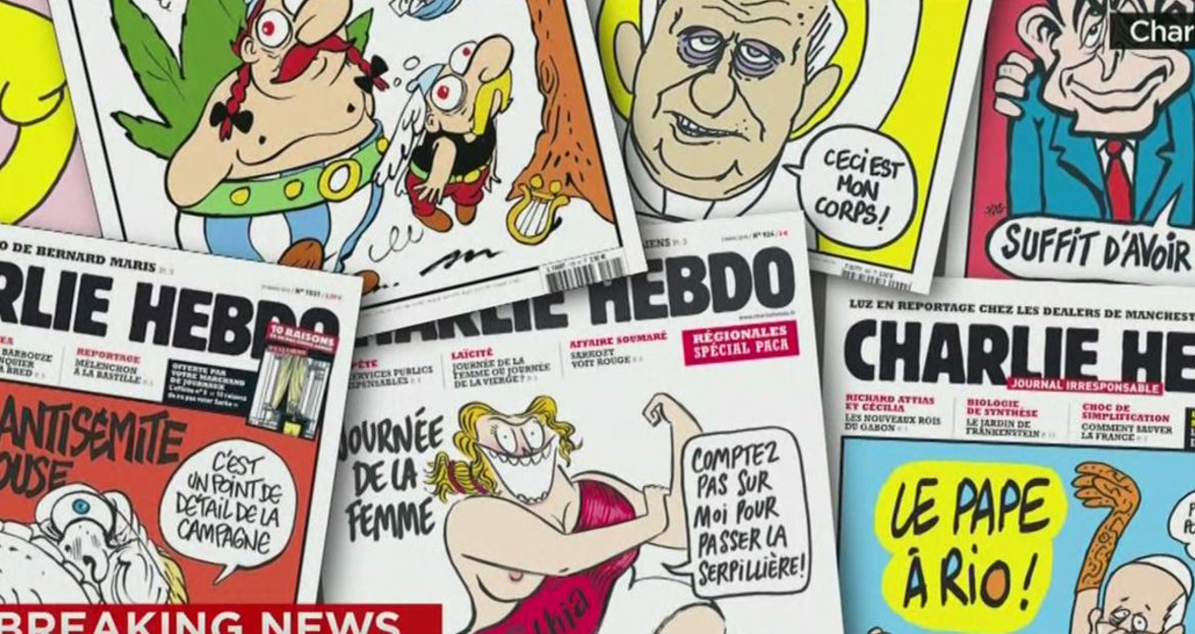 Скандальная Charlie Hebdo сделала карикатуру на ссору Трампа с Зеленским