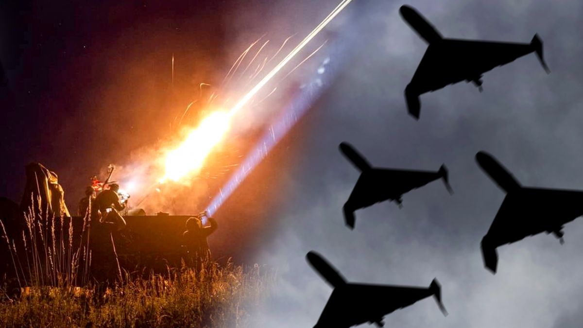 Украину атакуют БПЛА, в Харькове взрывы и пожар (Видео)