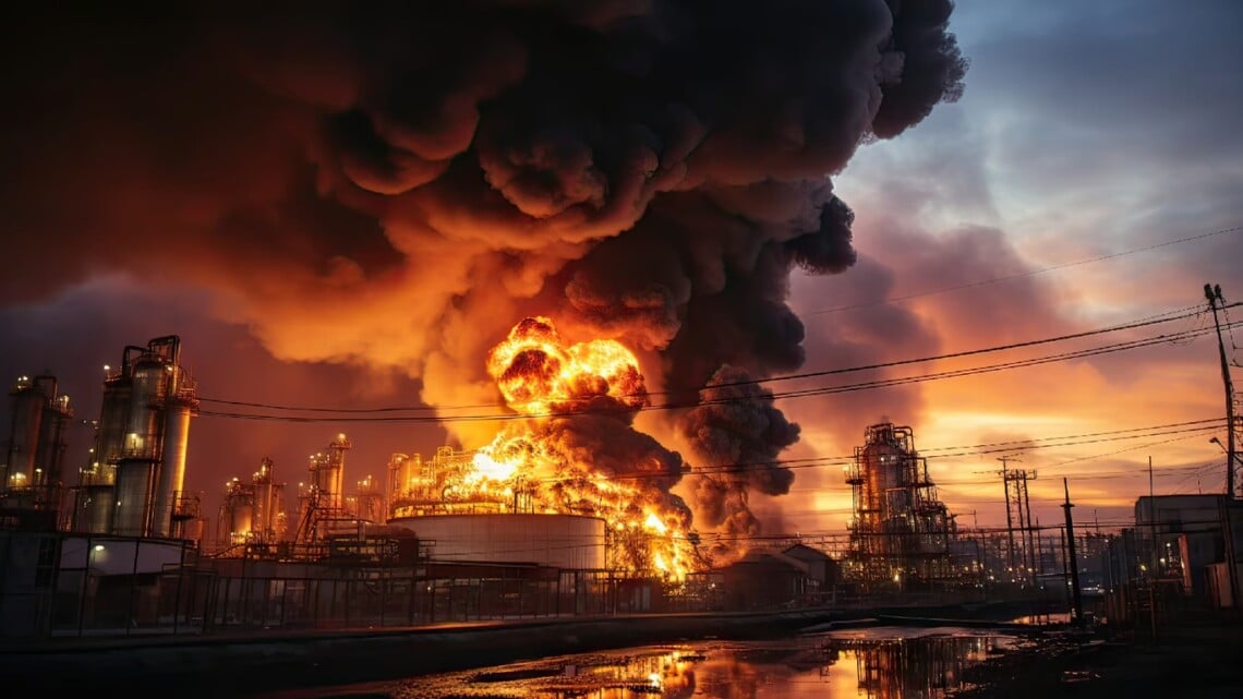 В России остановились почти 40% мощностей нефтезаводов