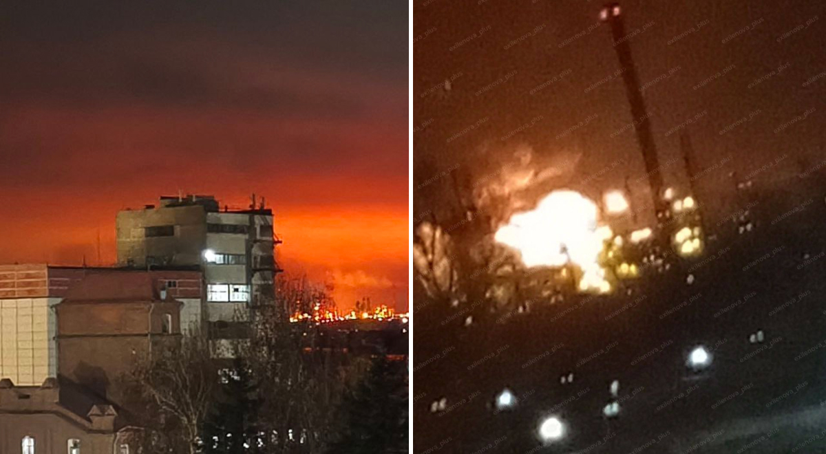 В российском Саратове раздаются взрывы в районе НПЗ: сообщают о прилетах. Видео