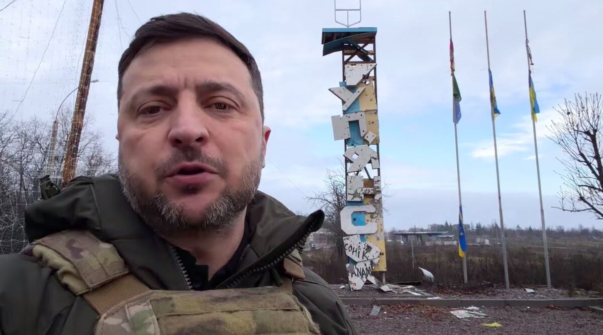 Зеленский посетил Купянск, о «захвате» которого объявлял Путин (Видео)