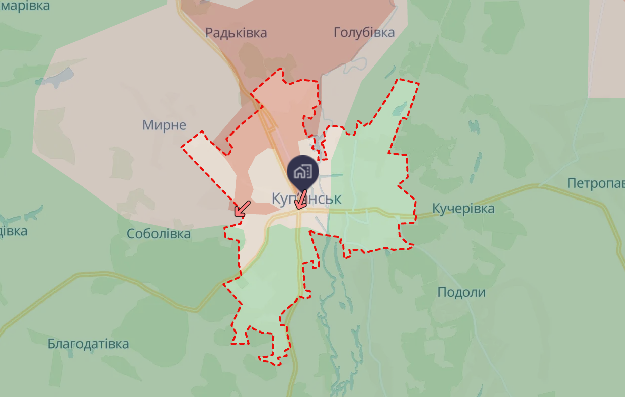 В Купянске заблокированы около 200 российских оккупантов