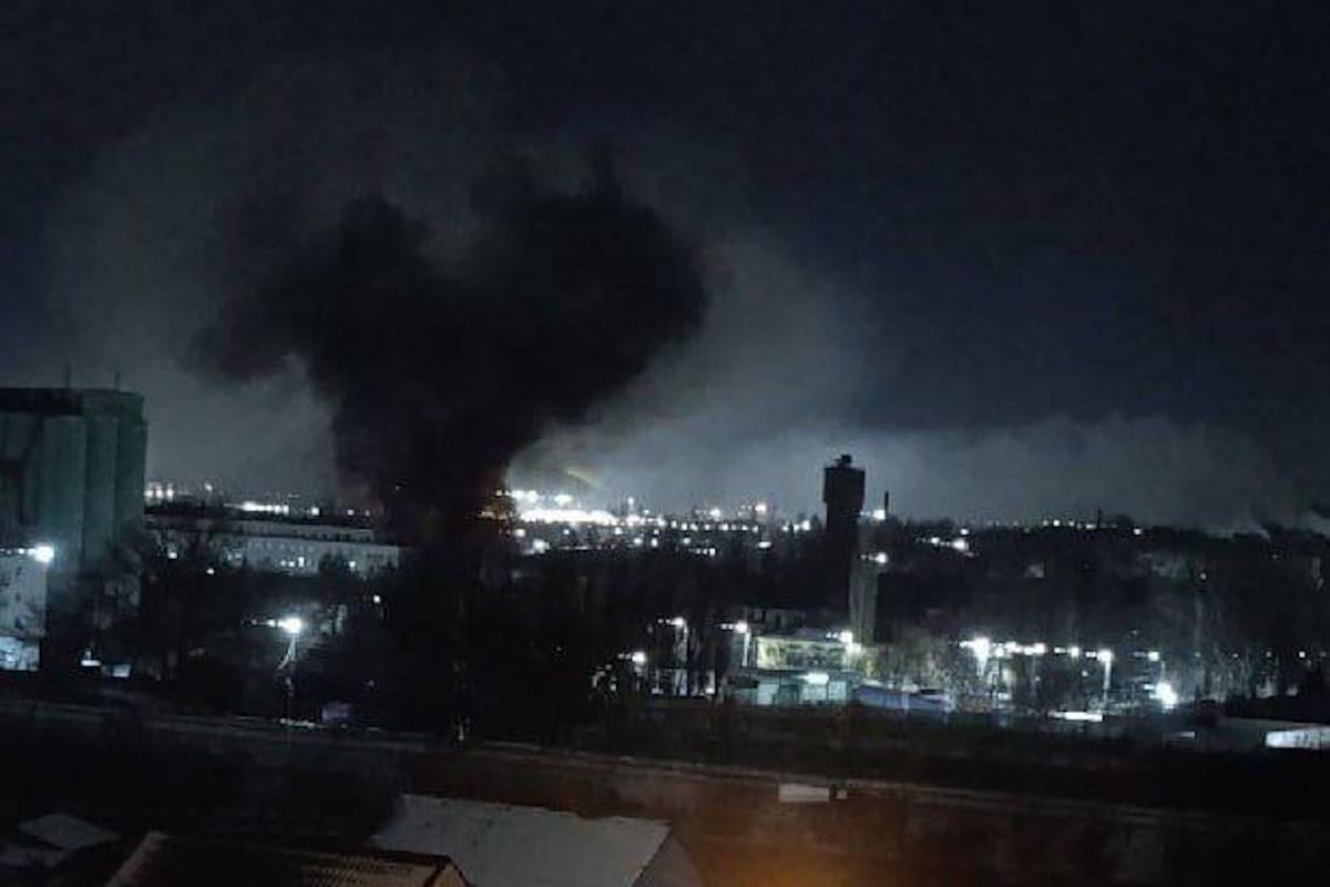 Под Липецком удачный "прилет" по военному объекту, - соцсети (видео)