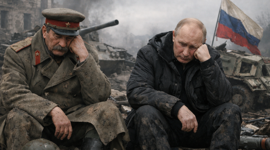 “Победители”, проигравшие войну: Сталин и Путин