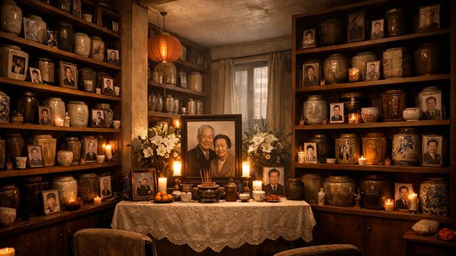 В Китае запретили «квартиры для праха» в многоквартирных домах, которые стали популярны из-за нехватки мест на кладбищах