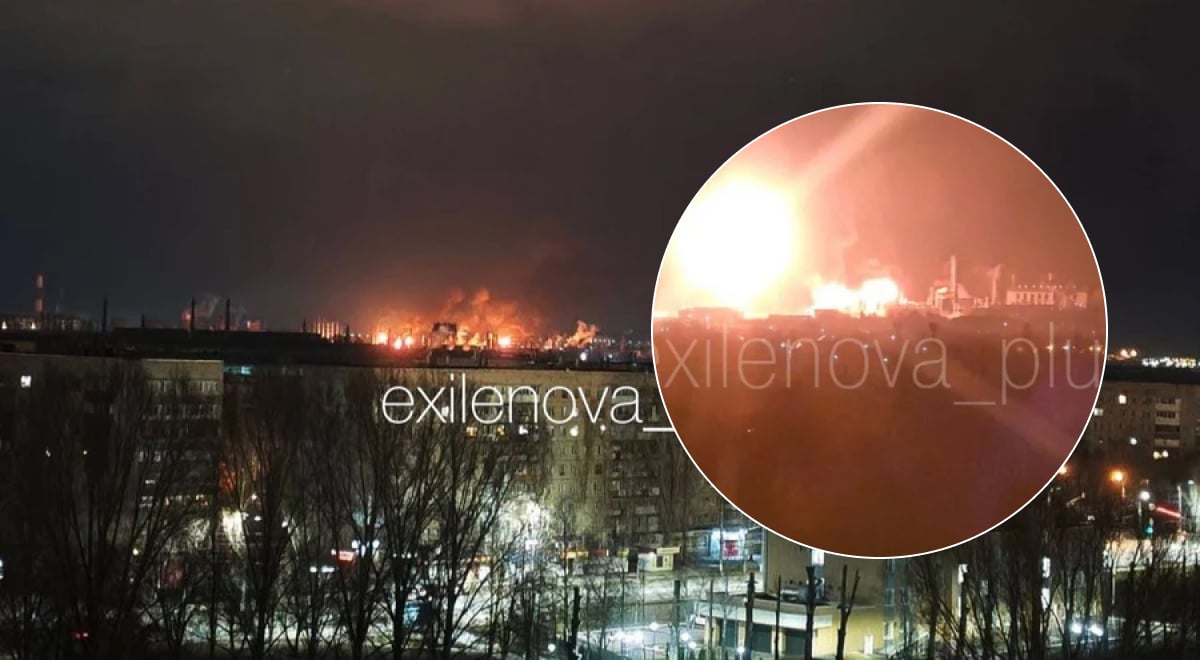 Тольятти атаковали неизвестные дроны: в городе горели сразу два химзавода (видео)