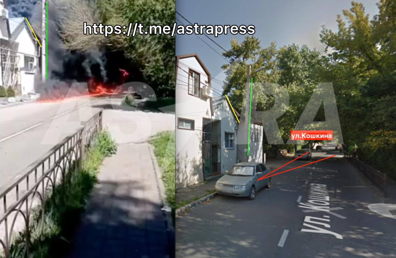 В Туапсе после атаки на НПЗ кипящая нефть разлилась по улице (Видео)