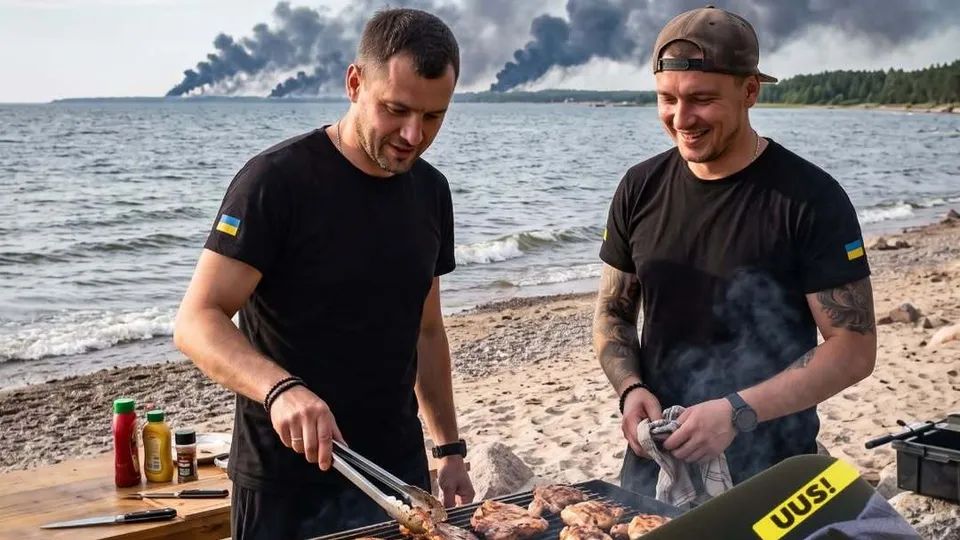 Реклама эстонской компании с украинскими флагами и дымом взбесила россиян. Что ответили ее авторы